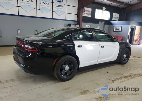 2019 Dodge Charger Police из США, поврежденный, VIN 2C3CDXAT5KH688700